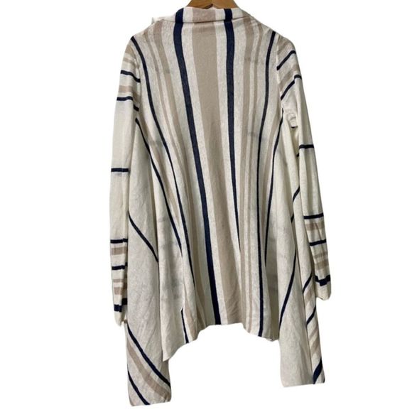 Artisan NY LINEN/VISCOSE Open Front Cardigan - Picture 3 of 5